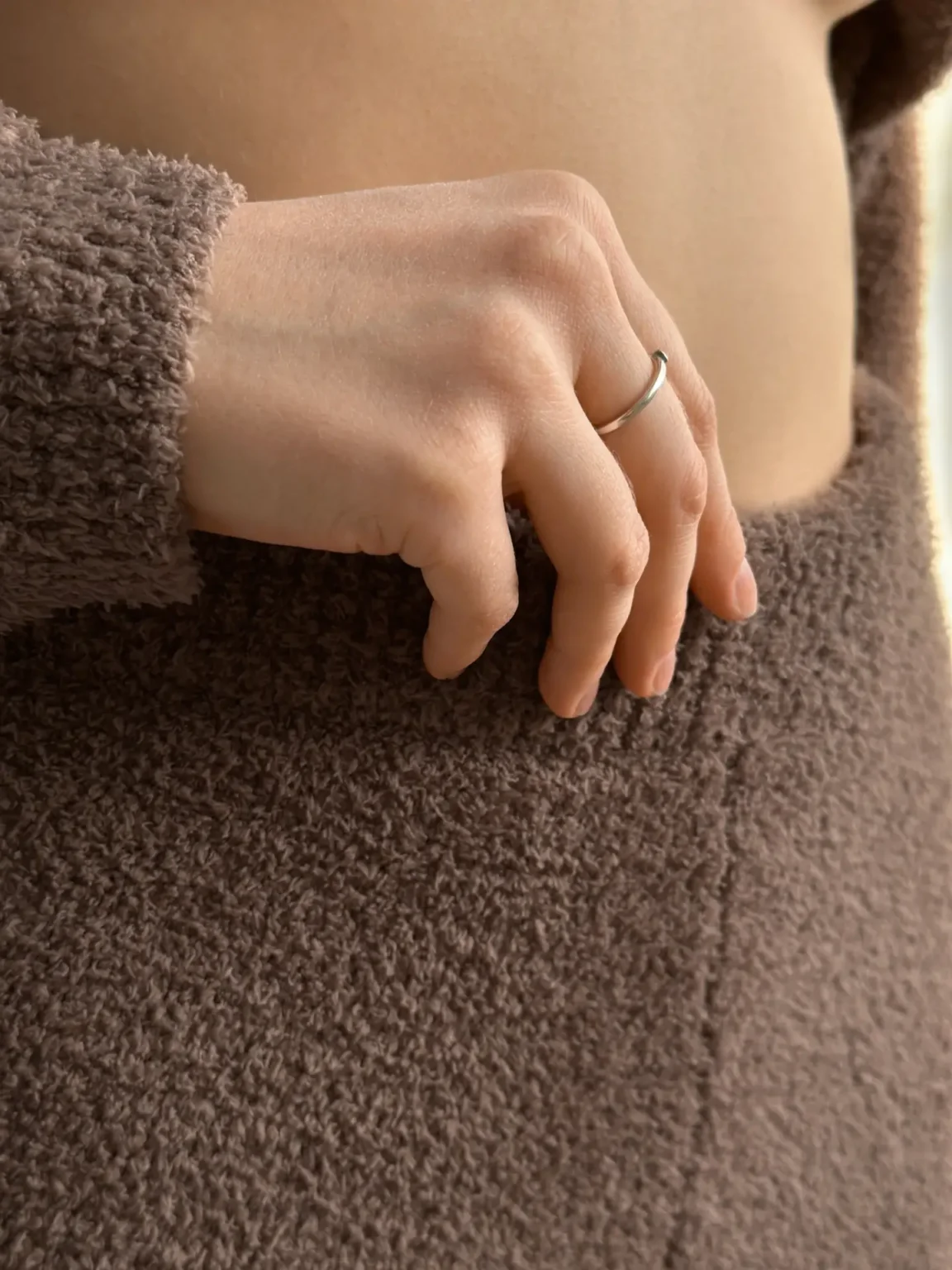 Soft в'язана кофта коричнева