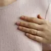 Рібана футболка пудра