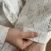 Халат кімоно муслін польові квіти на білому