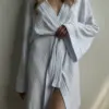 Рібана Халат білий
