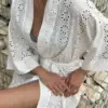 Халат кімоно прошва квітка велика