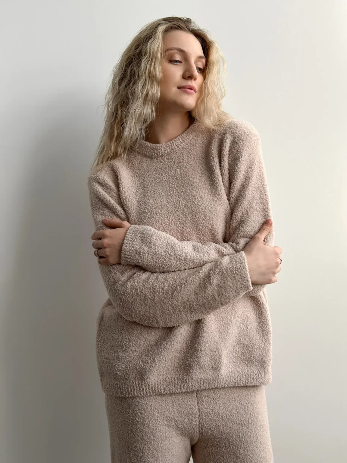 Soft в'язана кофта бежева