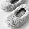 Капці домашні чешки жіночі хмаринки (мʼякі) gray