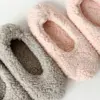 Капці домашні чешки жіночі хмаринки (мʼякі) beige