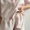 Льон сорочка Поло рожева