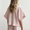 Льон сорочка Поло рожева