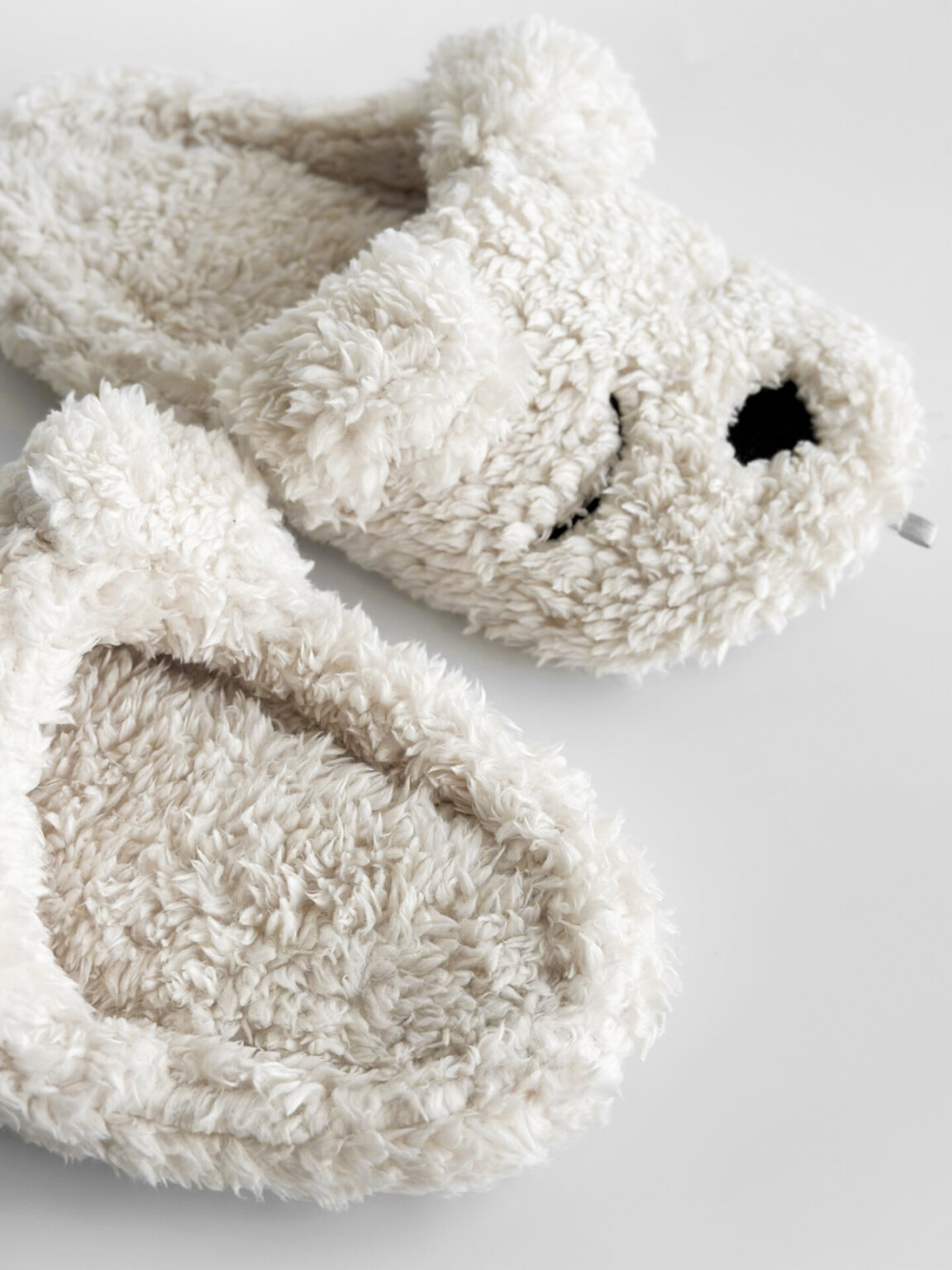 Капці домашні жіночі HS-LUX напiвчешки ANIMALS bear white