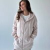 TEDDY Кофта на блискавці двосторонній фліс бежевий onesize