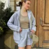 Бавовна Шорти трикотаж 3-х.нитка сірі