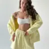 Бавовна Шорти трикотаж 3-х.нитка лимонні