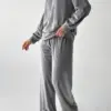 Костюм велюр (плюш) штани +кофта сірий
