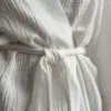 Халат Кімоно короткий муслін білий 2-х сл.