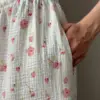 Муслін Штани Шаровари акварель на білому 2-х.сл.