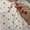 Муслін Костюм з округлим комірком квітка