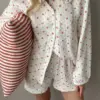 Муслін Костюм з округлим комірком квітка
