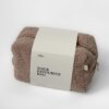 Косметичка TEDDY пудрового кольору середня квадрат