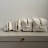 Косметичка TEDDY білого кольору середня трикутна