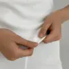 Майка трикотаж рубчик молочна