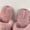 Капці домашні жіночі HS-LUX хутрянi закриті темно рожевi LOVE