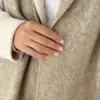 Шарф в'язаний мокко меланж