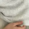 Шарф в'язаний сірий меланж