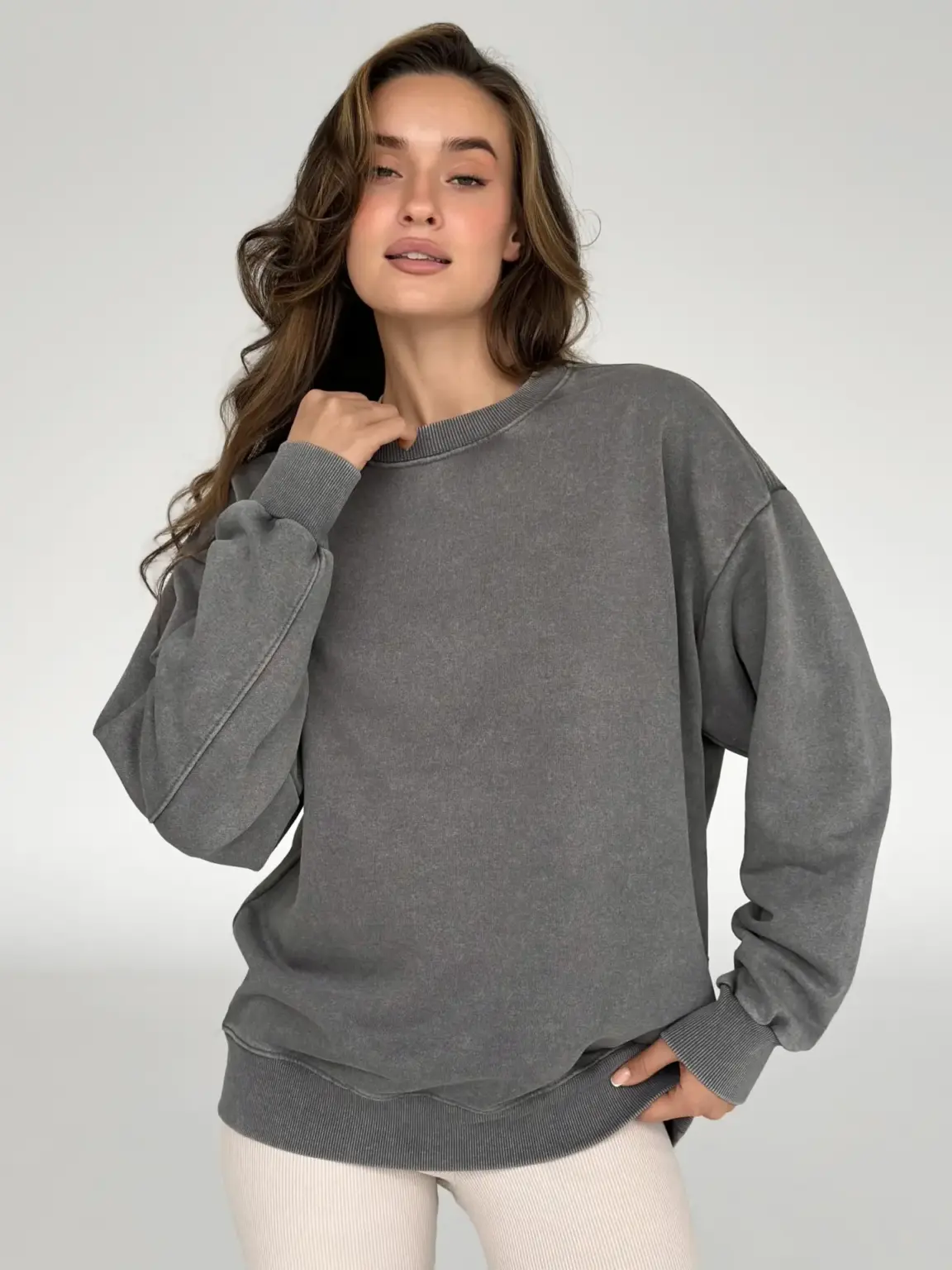 Світшот графіт варений (onesize)