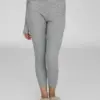 Лосини трикотаж вафельний сірі
