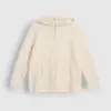 Soft в'язана кофта на блискавці молочна