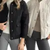Куртка стьобана бомпер молочна onesize