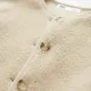 Куртка Teddy плюш демісезонна молочна