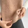Шарф жіночий персиковий Альпака