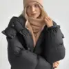 Шарф жіночий персиковий Альпака