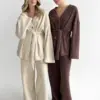 SOFT махра Кофта на гудзиках молочна