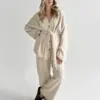 SOFT махра Кофта на гудзиках молочна