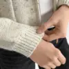 Кардиган на блискавці молочний