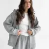 Костюм Кофта та Штани(рівні) 3-х нитка утепленний сірий