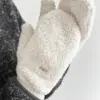Рукавиці Teddy білий колір