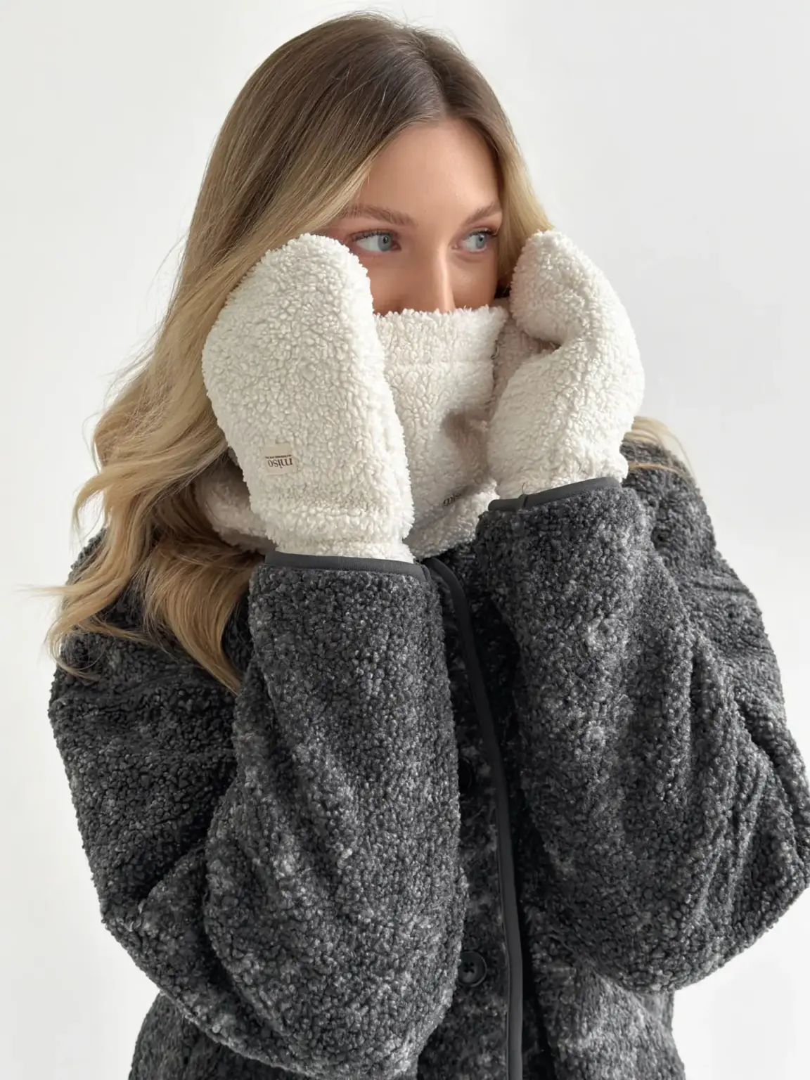 Хомут Teddy білий колір