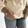 Рукавиці Teddy коричневий колір