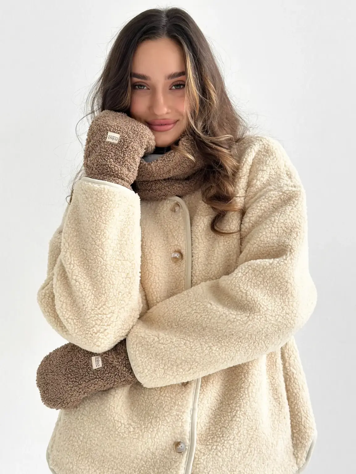 Хомут Teddy коричневий