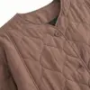 Пальто стьобане демісезонне мокко