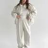 Костюм Тедді бомбер + штани білий (onesize)
