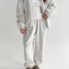 Костюм Тедді бомбер + штани білий (onesize)