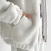 Костюм Тедді бомбер + штани білий (onesize)