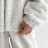Костюм Тедді бомбер + штани білий (onesize)