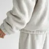 Костюм Тедді бомбер + штани білий (onesize)