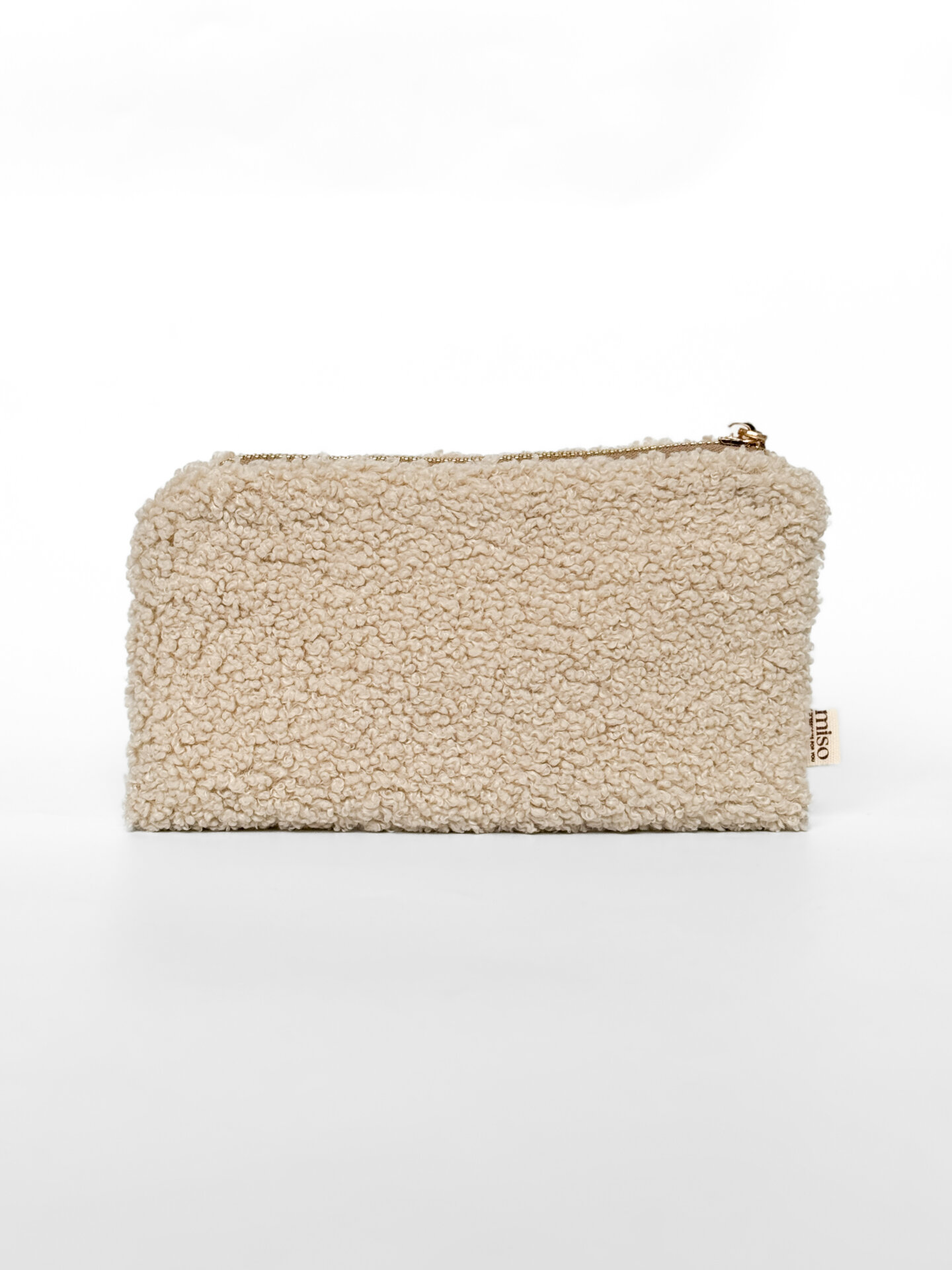 Косметичка TEDDY бежевого кольору конверт