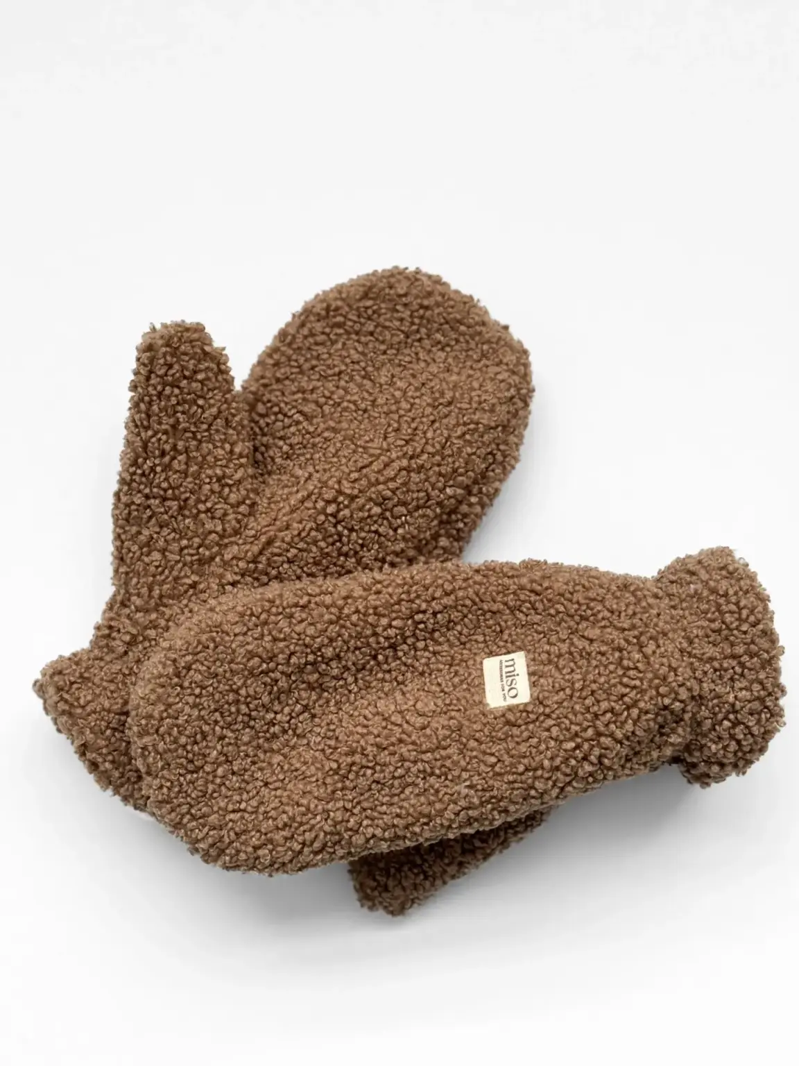 Рукавиці Teddy коричневий колір