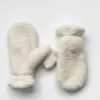 Рукавиці Teddy білий колір
