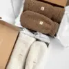 Набір Teddy коричневий колір (хомут та рукавиці)